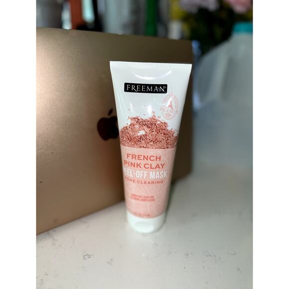 Exotic Blends Pore Clearing French Pink Clay Peel Off Mask 6FL.OZ 175ml - Picture 2 of 3